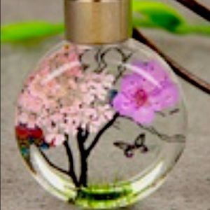 Led handmade butterfly neckless